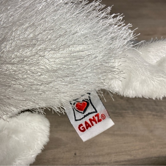 Ganz Webkinz White Seal Fuzzy Eyelash Stuffed Animal Toy Plush NO Code 10” - Picture 6 of 8